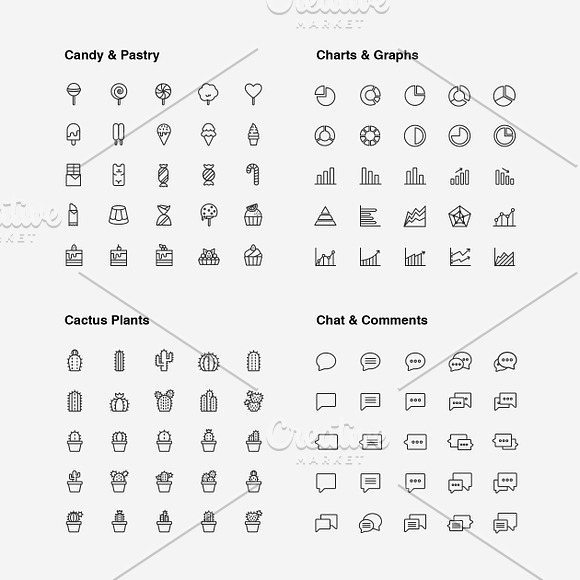 Ultimate Line Icons Pack in Icons Packs - product preview 2