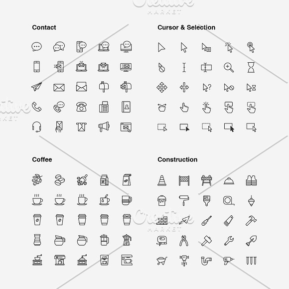 Ultimate Line Icons Pack in Icons Packs - product preview 4