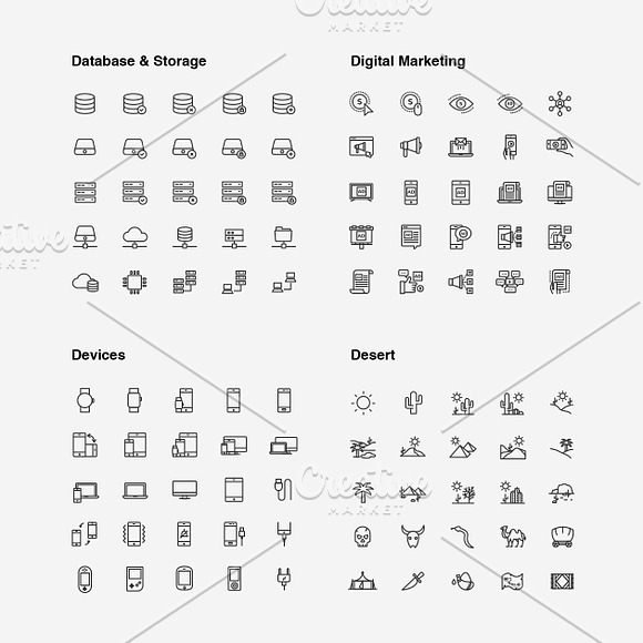 Ultimate Line Icons Pack in Icons Packs - product preview 5