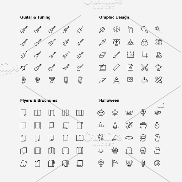 Ultimate Line Icons Pack in Icons Packs - product preview 7