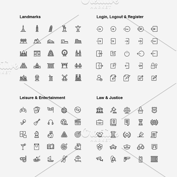 Ultimate Line Icons Pack in Icons Packs - product preview 10