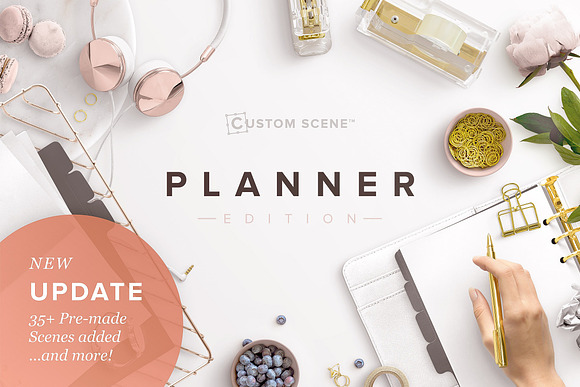 Planner Edition - Custom Scene in Scene Creator Mockups - product preview 17