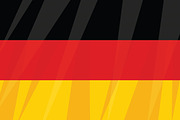 German state flag three colors black red yellow
