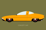 retro concept car