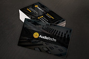 Audio Engineer Business Cards + Logo