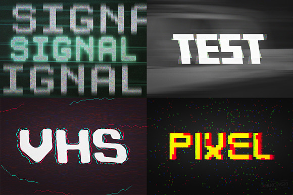 Digital Distortion Text Effects in Photoshop Layer Styles - product preview 2