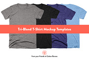 Tri-Blend T-Shirt Mockups 2.0