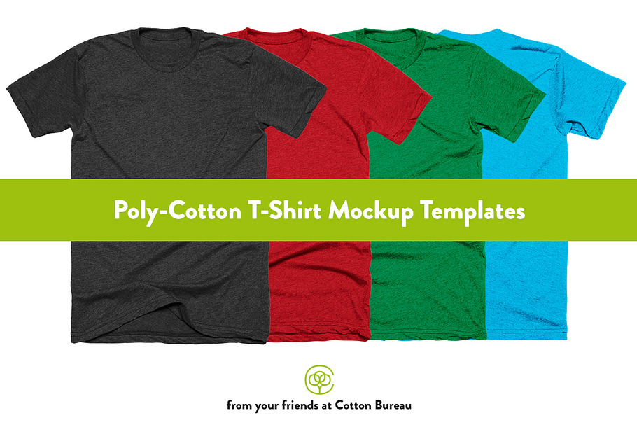 Poly-Cotton T-Shirt Mockups 2.0 in Templates - product preview 8