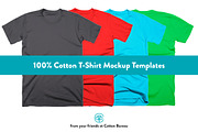 100% Cotton T-Shirt Mockups 2.0