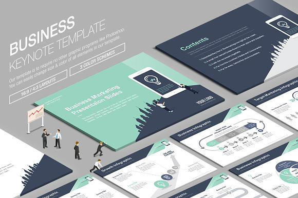 Business Keynote Template vol.12 in Keynote Templates - product preview 2