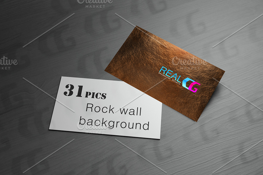 Rock wall background image in Textures - product preview 8