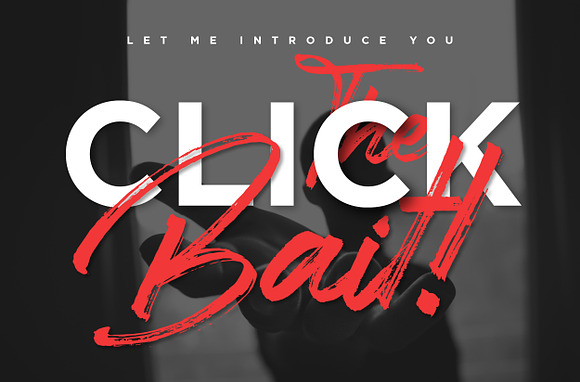 Clickbait - Logo Font in Display Fonts - product preview 2