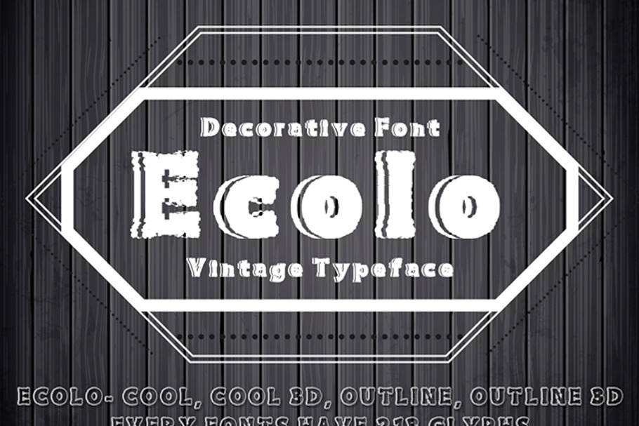Ecolo Family Font in Display Fonts - product preview 8