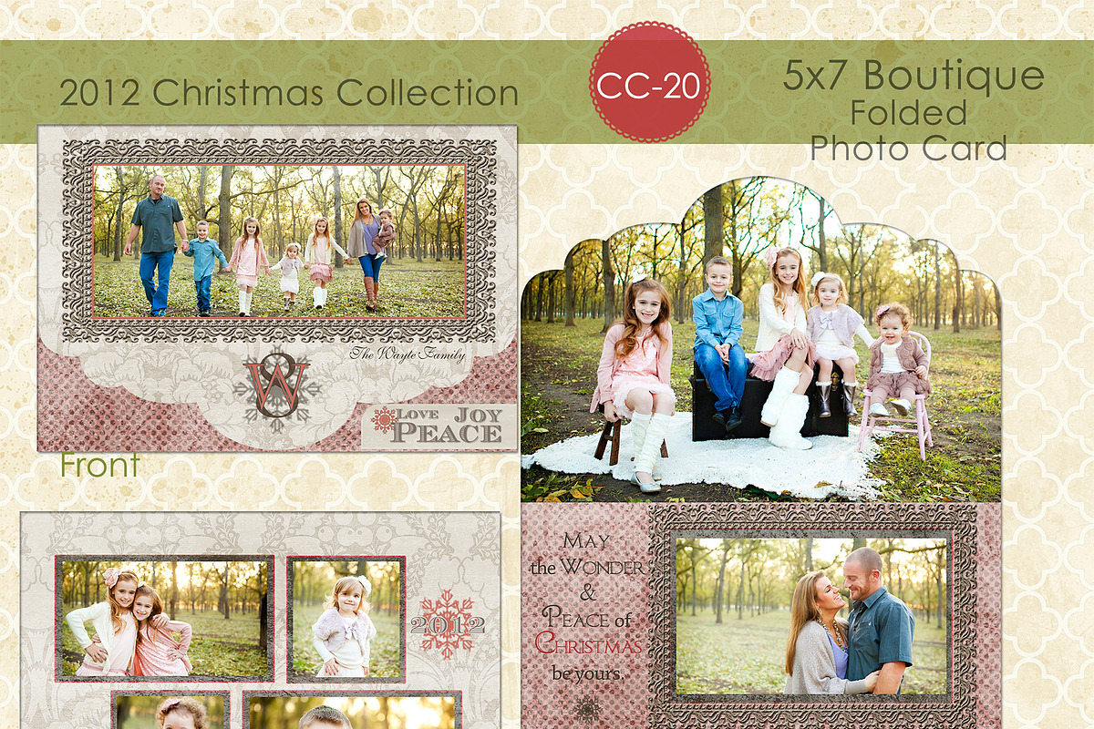 cc20Christmas Photo Card in Card Templates - product preview 8