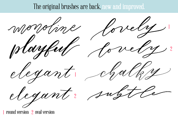 Procreate Brushes for iPad Lettering in Add-Ons - product preview 3