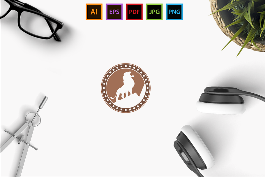 Lion Productions  in Logo Templates - product preview 8