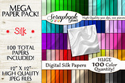 100 Colors Silk Texture Papers