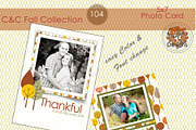 C&C Fall Photo Card Selection #104