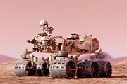 Curiosity Rover Mars 3d model vray