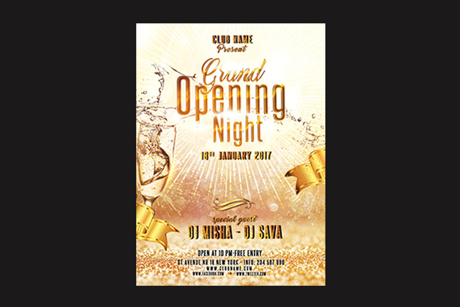 Grand Opening Flyer  in Flyer Templates - product preview 8