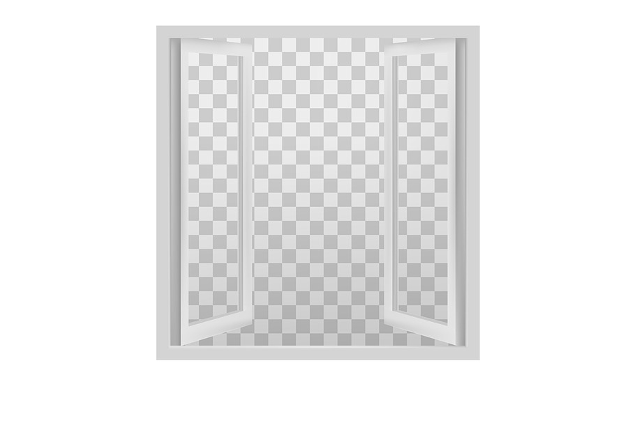 White open window. in Illustrations - product preview 8