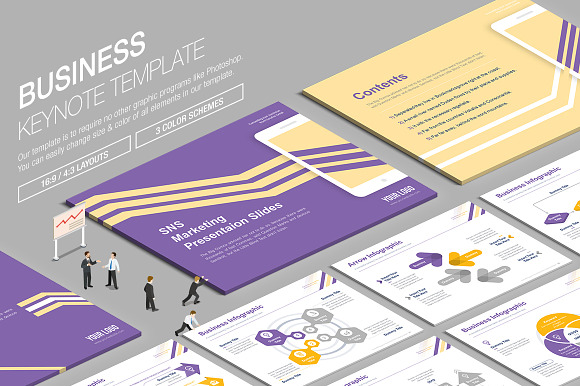 Business Keynote Template vol.13 in Keynote Templates - product preview 1