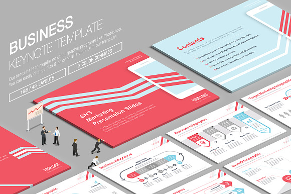 Business Keynote Template vol.13 in Keynote Templates - product preview 2