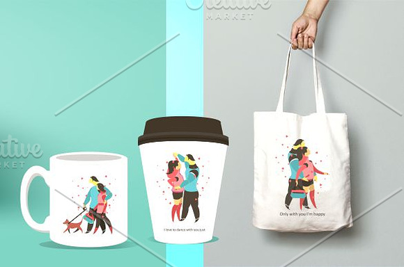 Couple in love in Objects - product preview 6