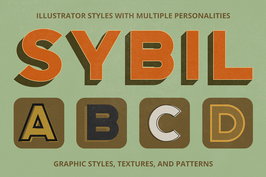 Sybil — Illustrator Styles in Photoshop Layer Styles - product preview 8