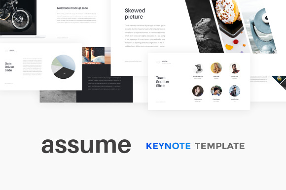 Assume Keynote Template + GIFT in Keynote Templates - product preview 7