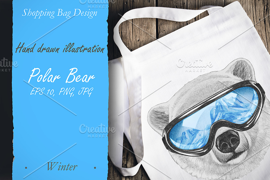 Polar Bear / Winter in Illustrations - product preview 8