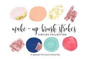 Brush Strokes Clipart - circles 1