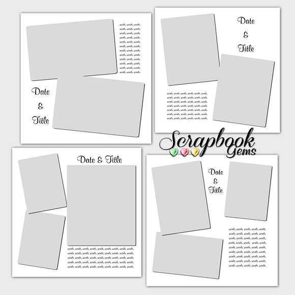 Layered PSD Photo Collage Templates in Templates - product preview 2