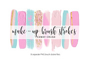 Brush Strokes Clipart - candy crash