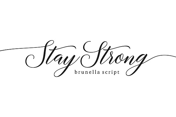 Brunella Script in Script Fonts - product preview 7