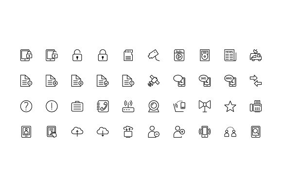 125+ Media Icons in Graphics - product preview 1
