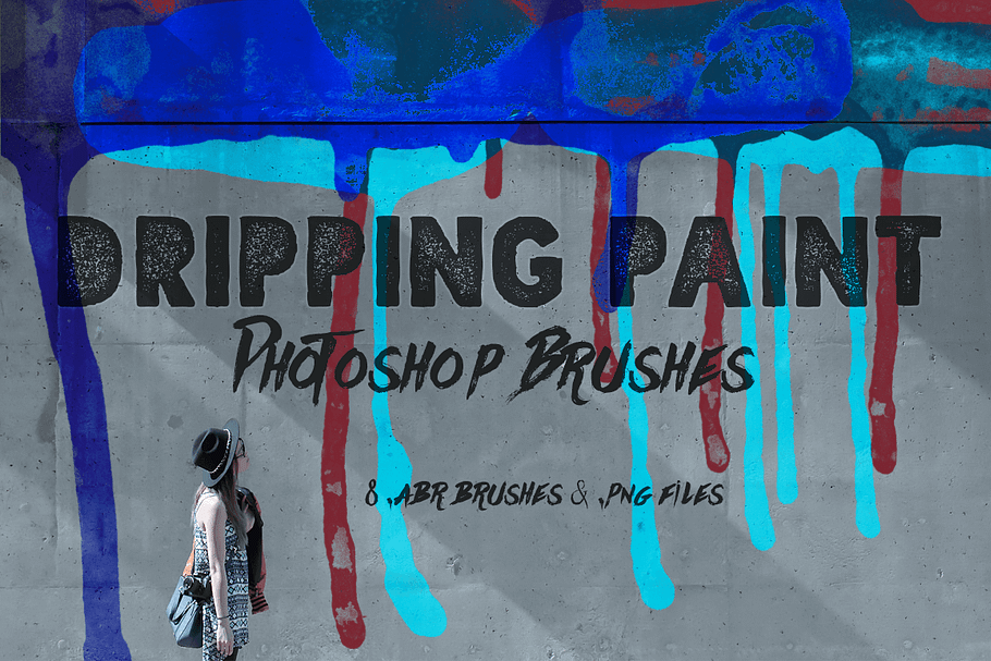 Dripping Paint Photoshop Brushes in Photoshop Brushes - product preview 8