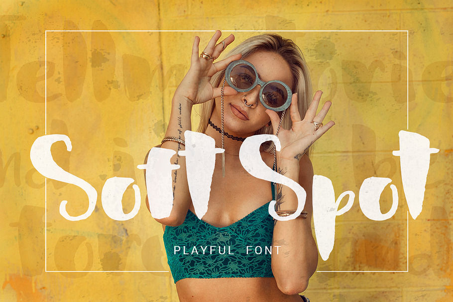 Soft Spot - playful font in Script Fonts - product preview 8