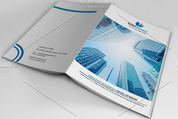 InDesign Business Brochure -V696