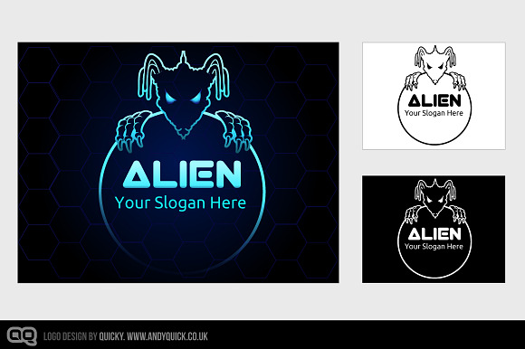 Alien in Logo Templates - product preview 1