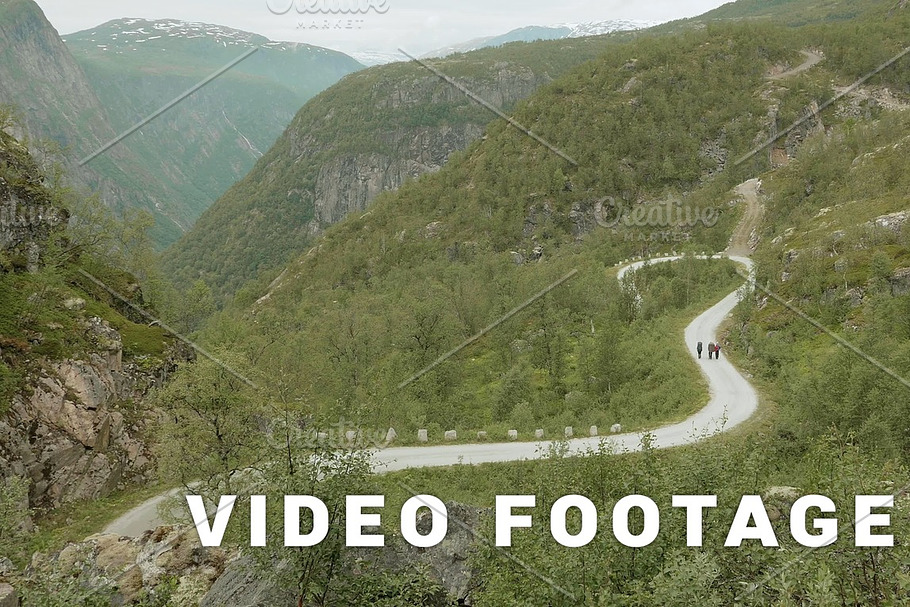 Road in the mountains. Norway in Graphics - product preview 8