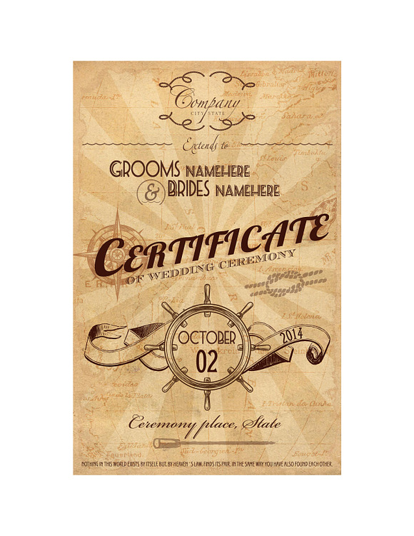 nautical ceremony certificate in Product Mockups - product preview 1