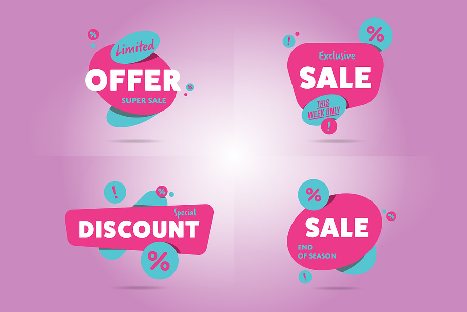 Sale banner and Discount tag kit in Templates - product preview 8
