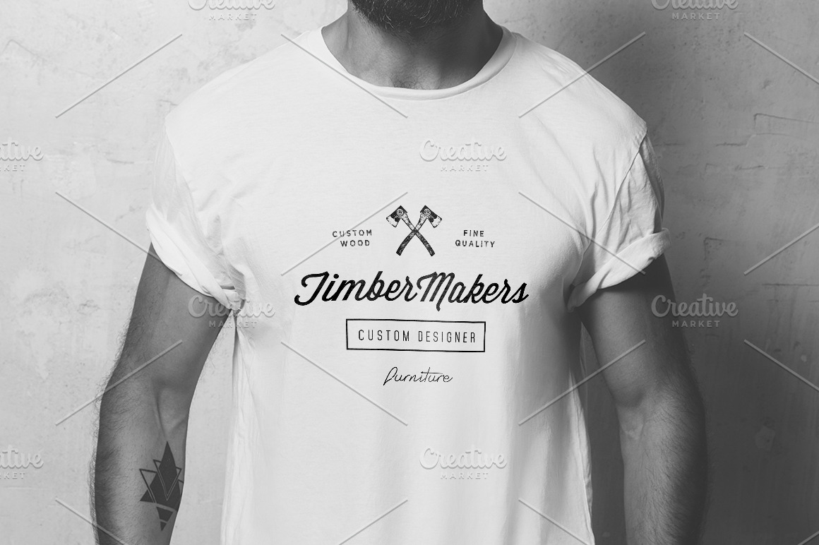 Download Blank t-shirt mockup | Creative Product Mockups ~ Creative Market