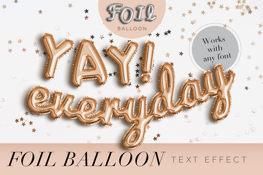 FOIL BALLOON TEXT EFFECT in Photoshop Layer Styles - product preview 8