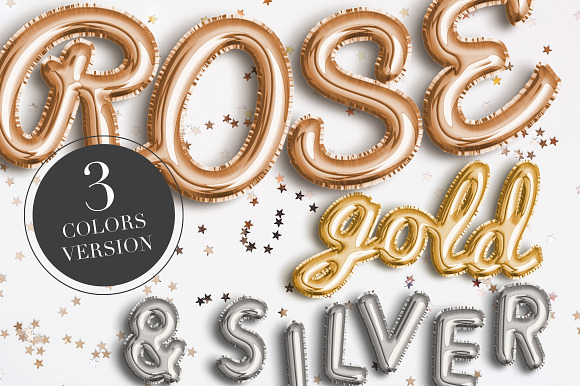 FOIL BALLOON TEXT EFFECT in Photoshop Layer Styles - product preview 2