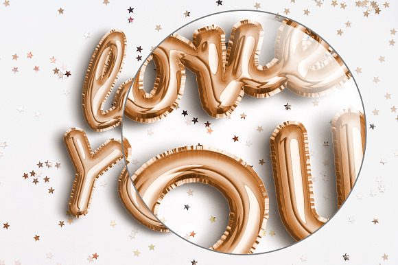 FOIL BALLOON TEXT EFFECT in Photoshop Layer Styles - product preview 6