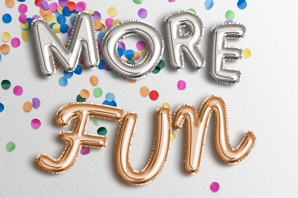 FOIL BALLOON TEXT EFFECT in Photoshop Layer Styles - product preview 8