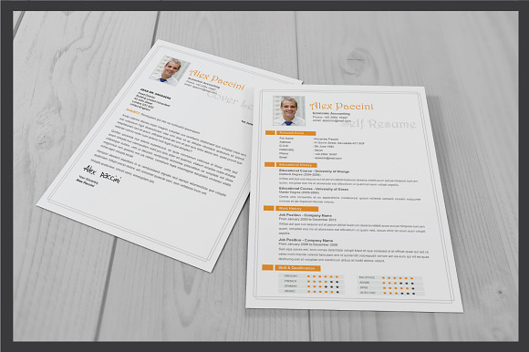 Resume Template v.03 in Resume Templates - product preview 1