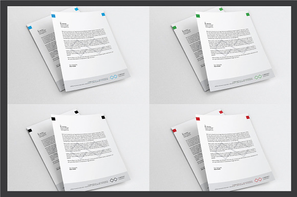 Letterhead Template v.01 in Stationery Templates - product preview 2